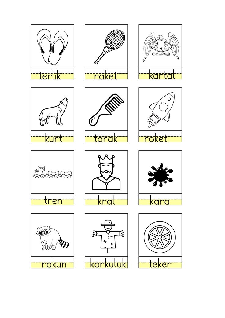 r sesi kelimeleri deftere yapıştırma