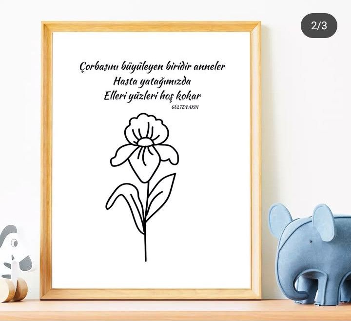 anneler günü 2 tablo (5*7 inç)