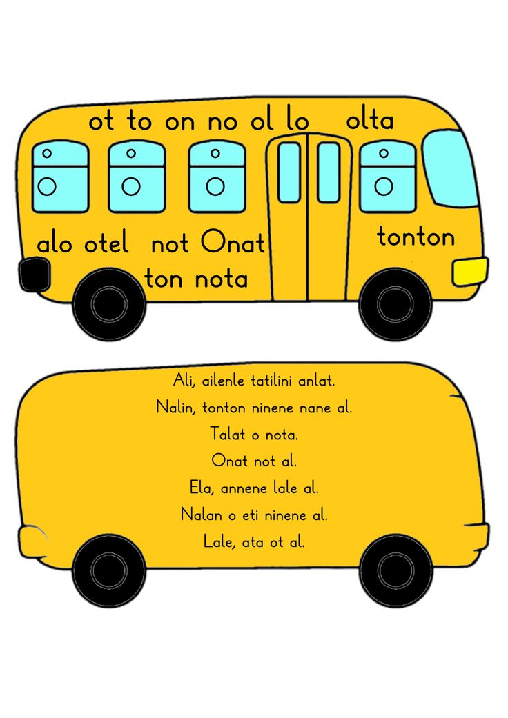 O Sesi Okuma Metni ve Otobüs Boyama Etkinliği