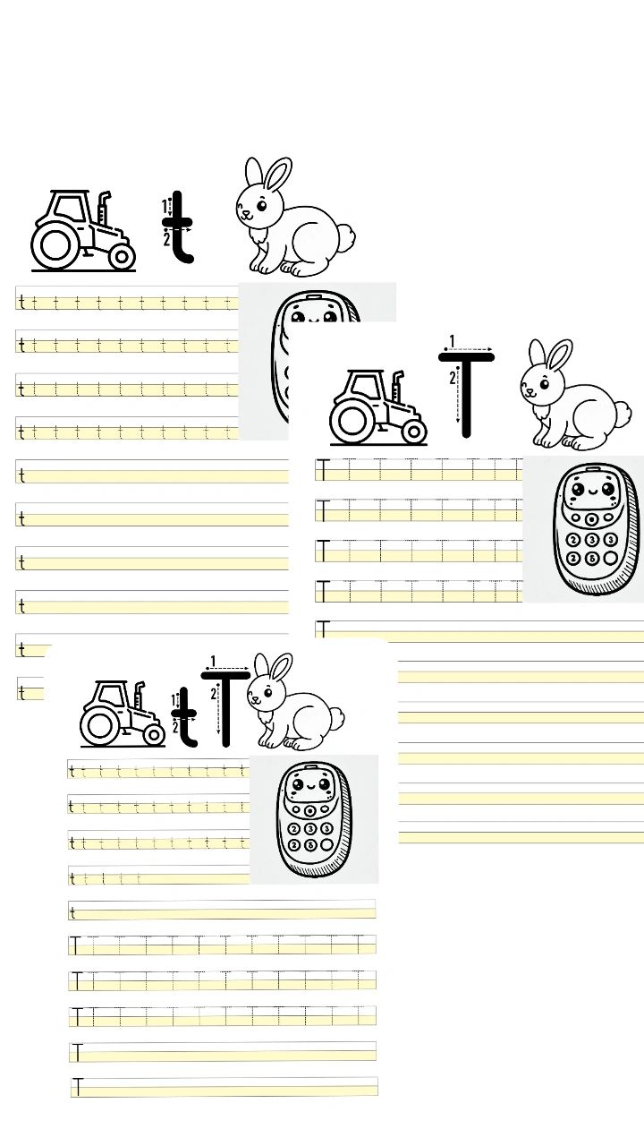 T sesi yazma çalışmaları