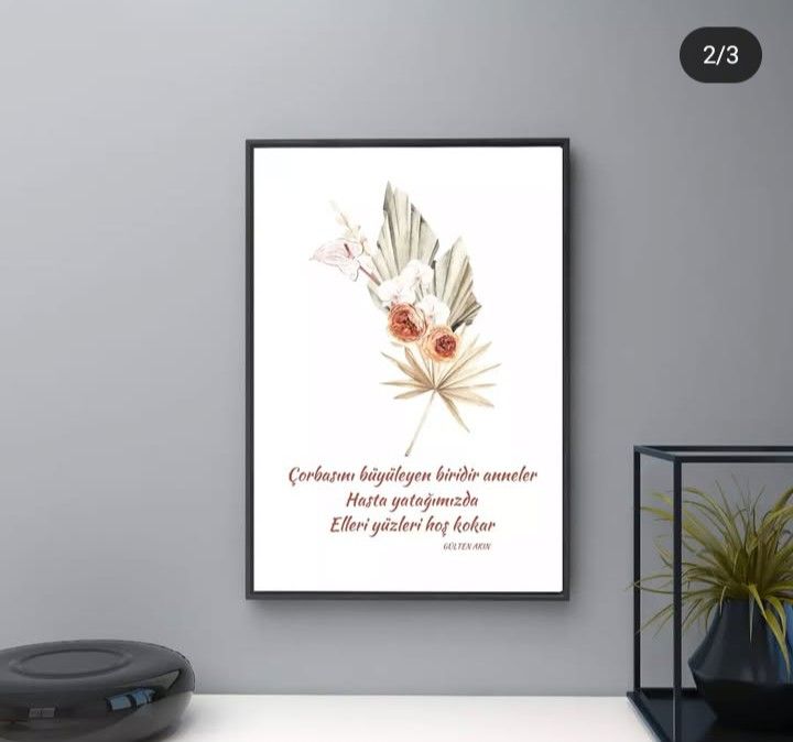 anneler günü tablo 7 (5*7 inç)