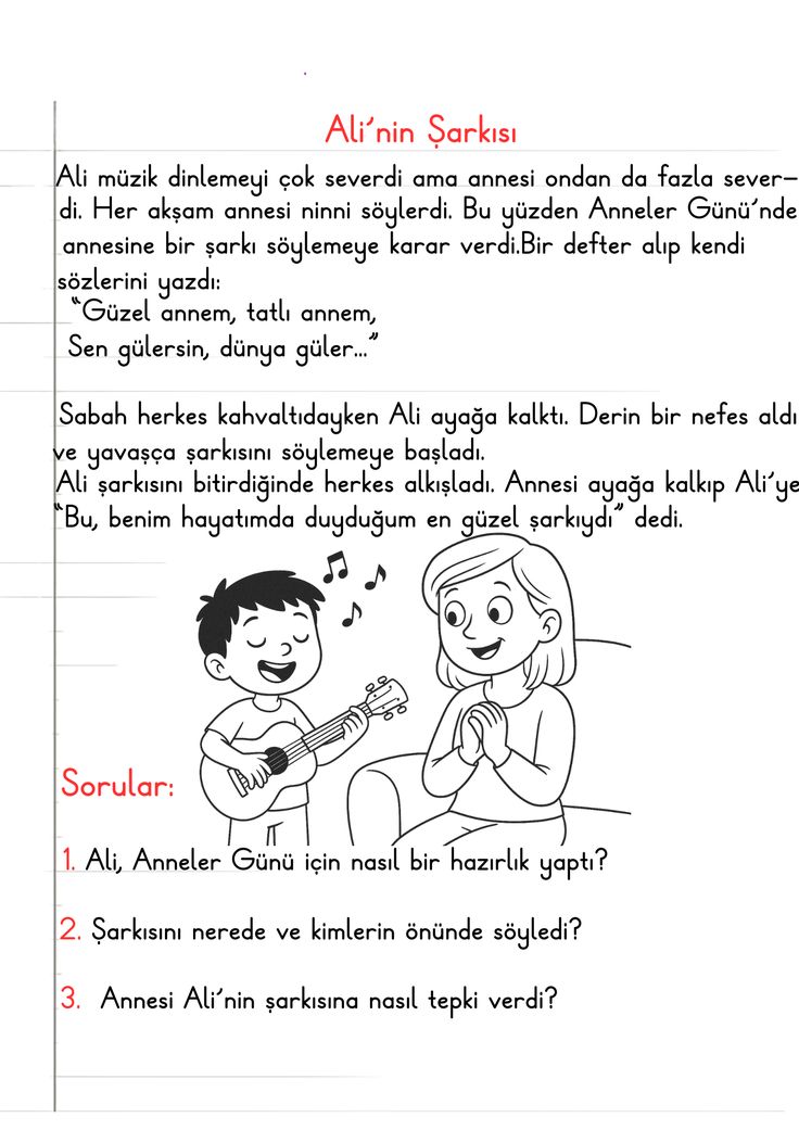 okuma anlama metinleri 