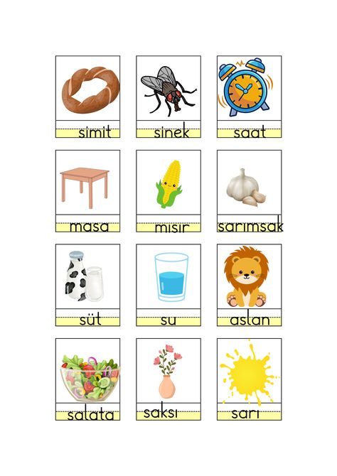 S SESİ KELİMELERİ İNTERAKTİF DEFTER ETKİNLİĞİ