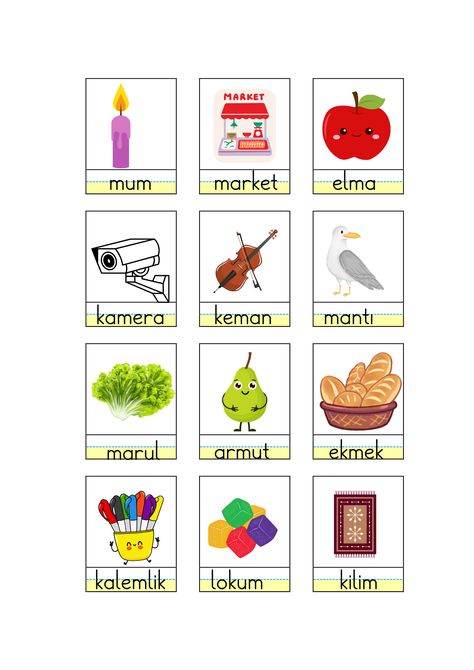 M SESİ KELİMELERİ  İNTERAKTİF ETKİNLİK