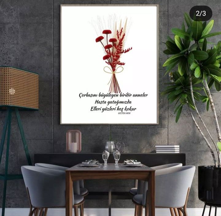 anneler günü tablo 3 (5*7 inç)