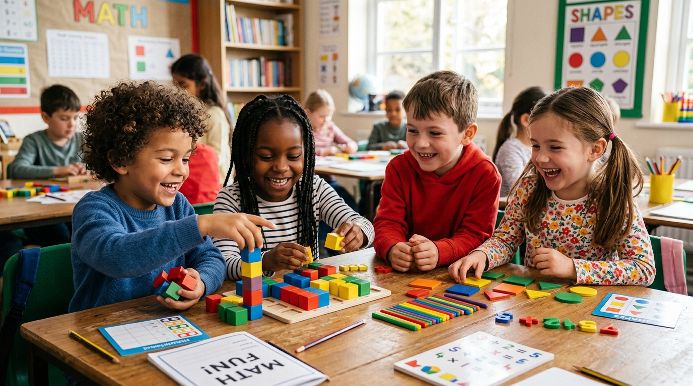 İlkokulda Matematik Korkusunu Yenme: Somut Materyallerle Sayı Sayma ve Problem Çözme